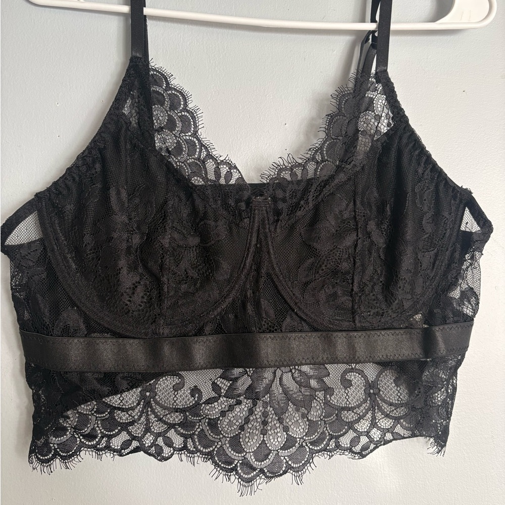 SHEIN Black Lace Bralette